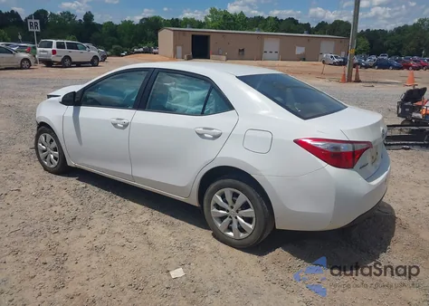 2015 Toyota Corolla Le from USA, damaged, VIN 2T1BURHE6FC333402